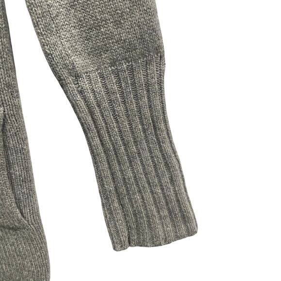 Theory Remy 100% Cashmere Chunky Cabled Shawl Collar Pullover Sweater Size Small - Picture 5 of 9